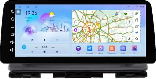 Магнитола для KIA Cerato 4 2018+ - FarCar S500-TS18 монитор 12.3" 2K QLED на Android 14, Быстрая, CarPlay, 4G SIM-слот