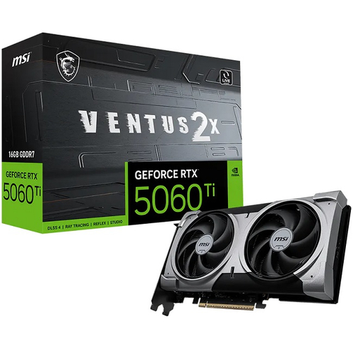 Видеокарта MSI GeForce RTX 5060 Ti VENTUS 2X PLUS 16GB (G506T-16V2P)