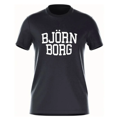 Мужская теннисная футболка Björn Borg Essential T-Shirt - black beauty