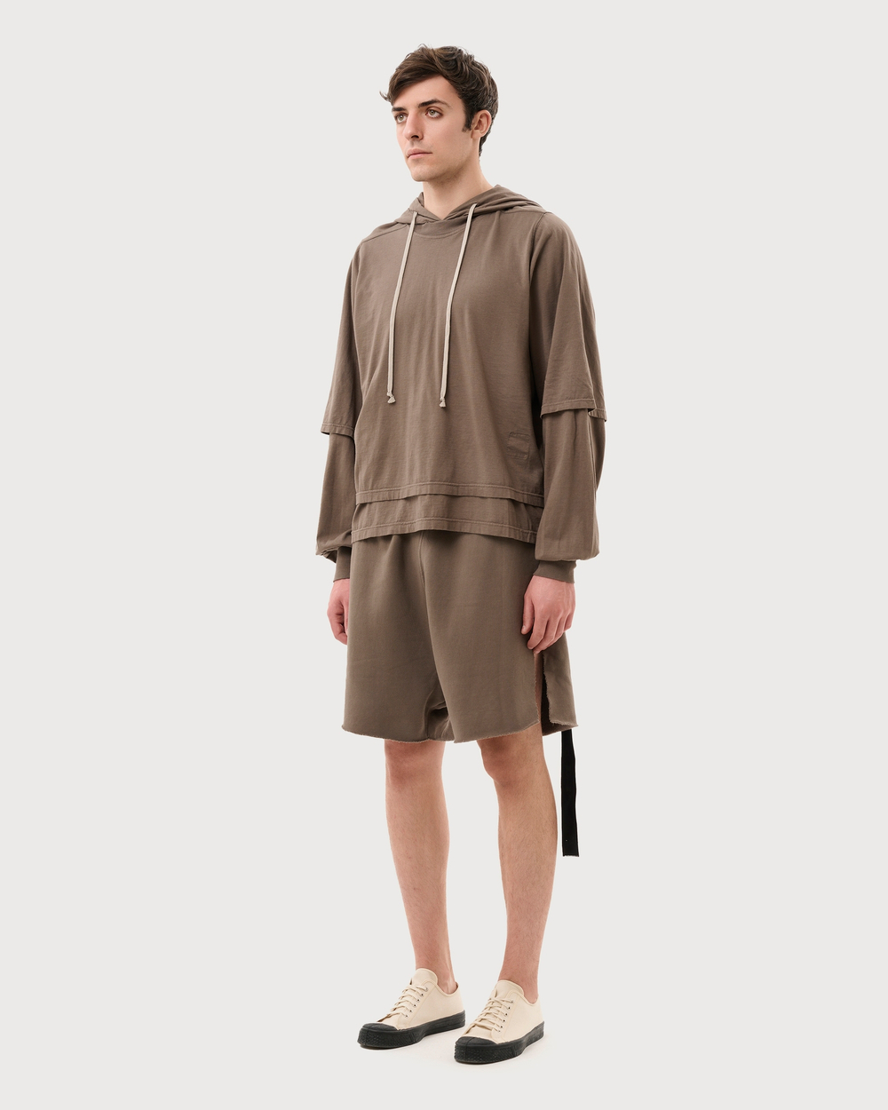 RICK OWENS DRKSHDW ШОРТЫ СЕРЫЕ LIDO LONG BOXERS