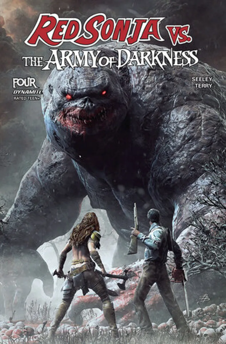 Red Sonja vs The Army Of Darkness #4 (Cover A) (ПРЕДЗАКАЗ!)