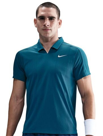 Мужское теннисное поло Nike Court Dri-Fit Advantage Slam - green abyss