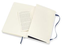 Блокнот Moleskine Classic Soft Pocket 90x140мм 192стр линейка мягкая обложка синий сапфир (QP611B20)