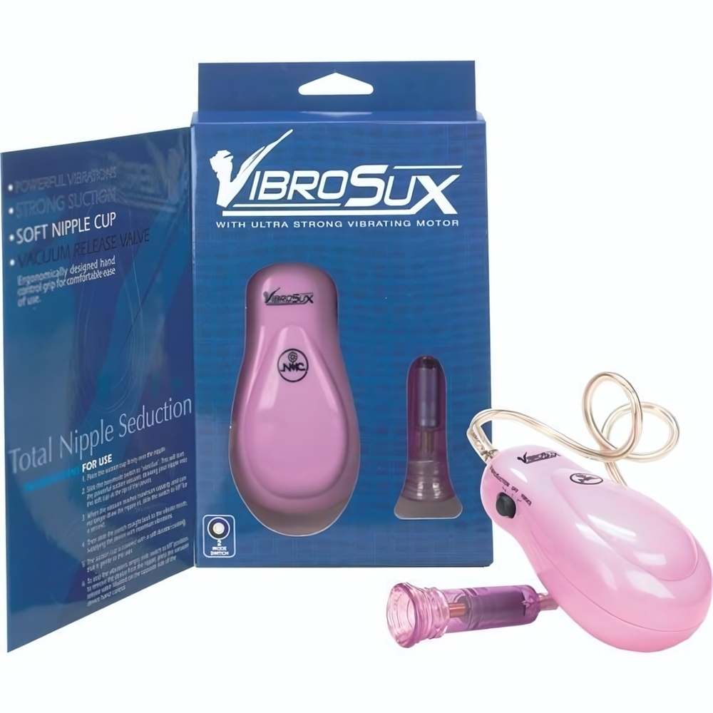 Розовый вибростимулятор для сосков VibroSux (Цвет: розовый)