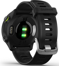 Смарт-часы Garmin Forerunner 55 42мм 1.04" LCD корп.черный рем.черный разм.брасл.:127-220мм (010-02562-10)