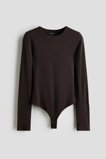 Боди-стринги Sculpting с длинными рукавами - H&M
