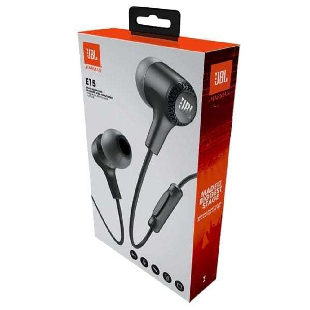 Наушники JBL E15 Black, внутриканальные - 5