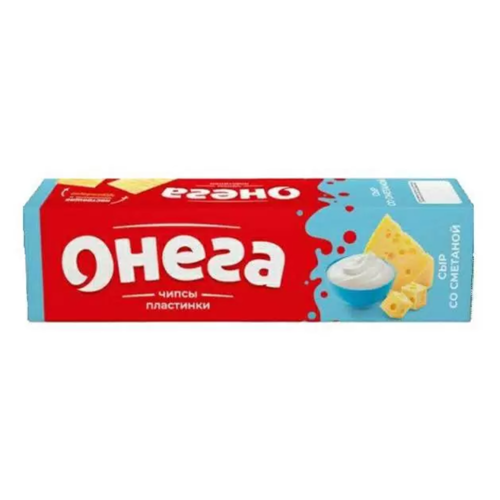 Чипсы Онега Сыр со сметаной 90 гр