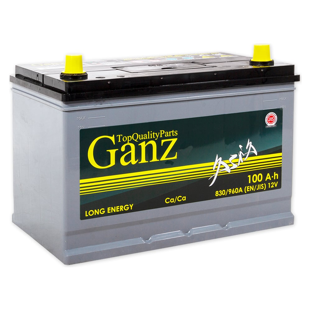 Аккумулятор GANZ PRO-Line JIS 100 А/ч обратный R+ 304x173x220 D31 EN 830 А