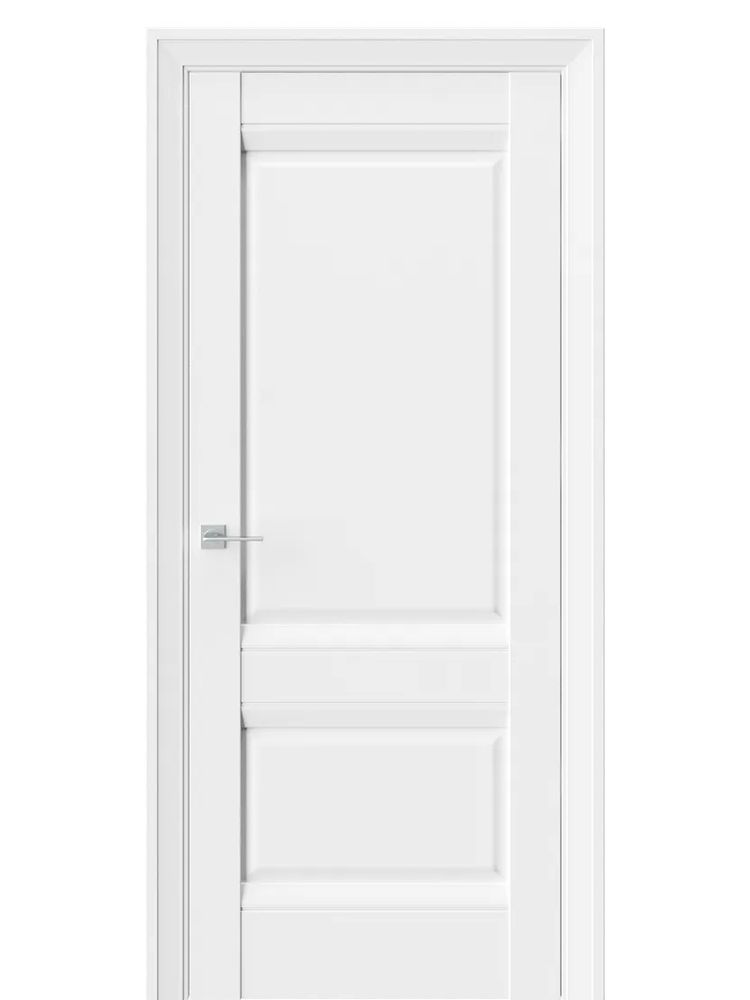 ДВЕРИ WestStyle  PL10F EmLayer Белый /Молдинг ДГ