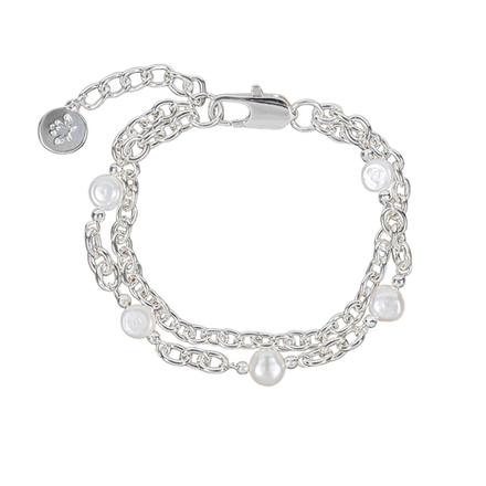Браслет Fiore Luna Pearle Double Сarabiner CL4511 S