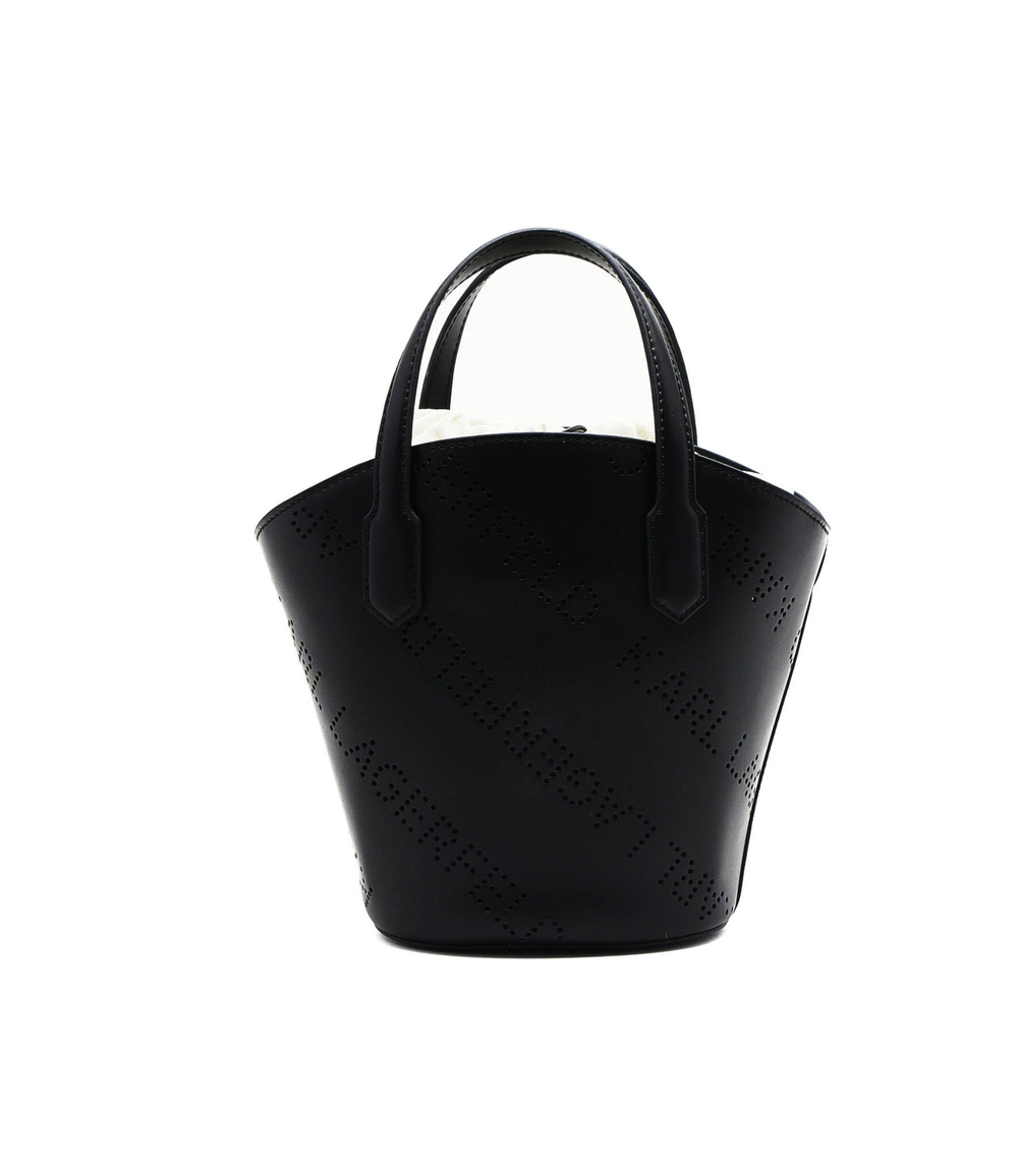 кожаная сумка-трапеция Karl Lagerfeld - черный(221W3026)