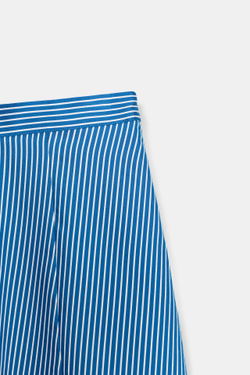 ZARA ЮБКА В ПОЛОСКУ — ZW COLLECTION, СИНИЙ/БЕЛЫЙ