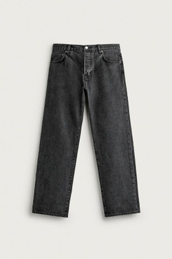 ZARA ДЖИНСЫ SLIM STRAIGHT С НИЗКОЙ ПОСАДКОЙ, СЕРЫЙ