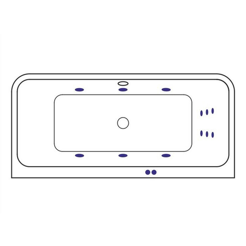 Акриловая ванна Excellent Arana Line 180x85 WAEX.ARA18.LINE