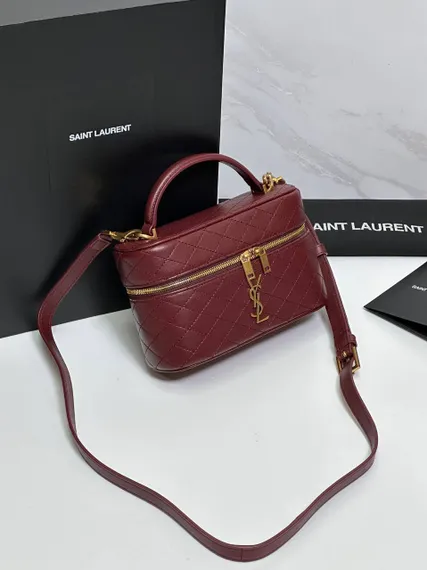 Косметичка Saint Laurent GABY из овечьей кожи
