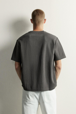 ФУТБОЛКА RELAXED FIT ИЗ РЕЛЬЕФНОЙ ТКАНИ — ZARA · 8054/338
