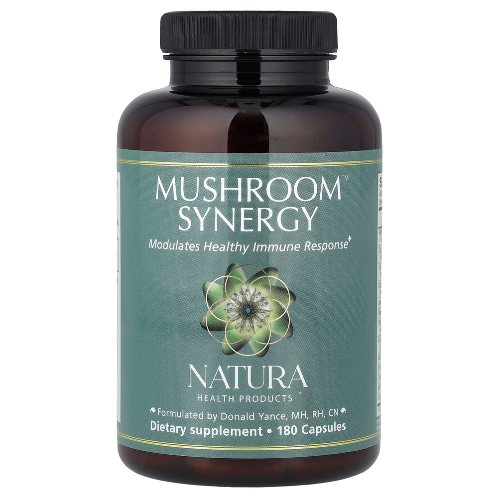 Natura Health Products, Mushroom™ Synergy, 180 капсул