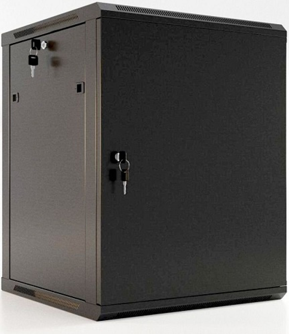 Шкаф настенный 19", 9U Hyperline TWB-0966-SR-RAL9004