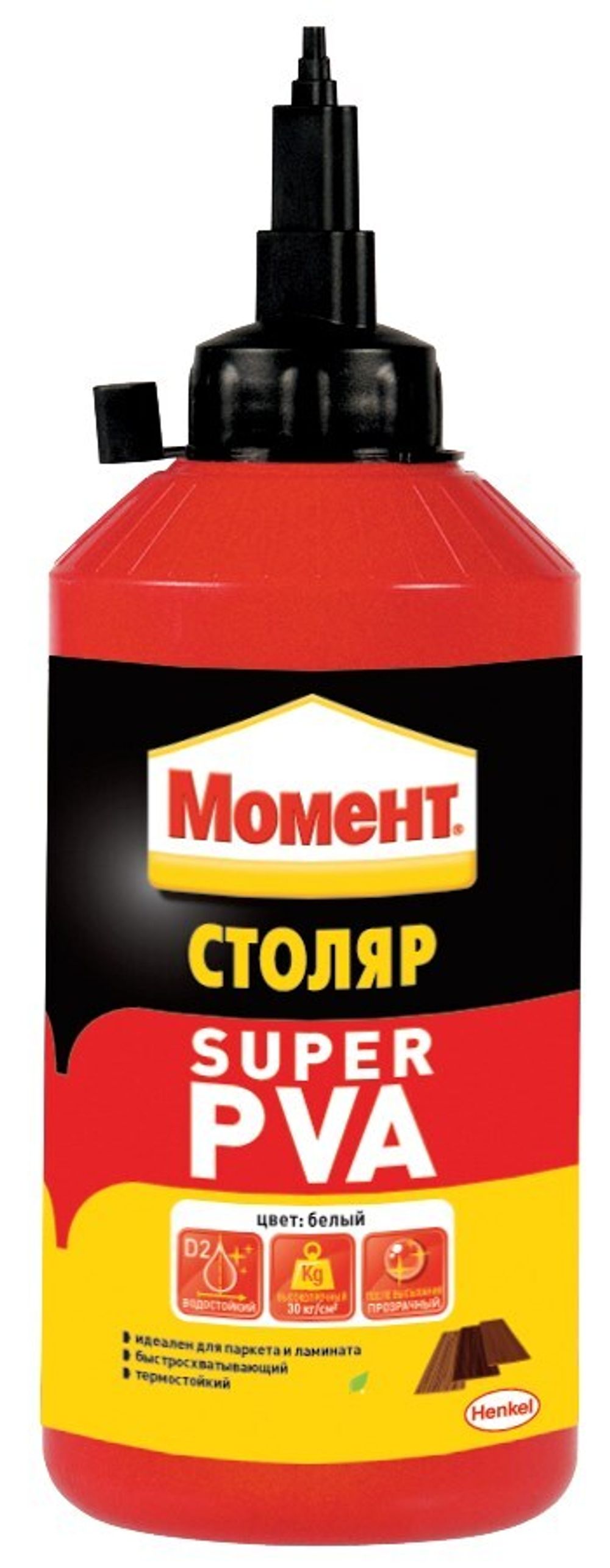 КЛЕЙ МОМЕНТ - СТОЛЯР СУПЕР ПВА 750г (1/9) ХЕНКЕЛЬ