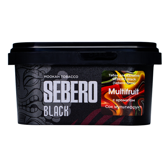 Sebero Black (Multifruit), 200 гр.