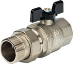 Кран шар с американкой  (баб) 1 1/4 5855
