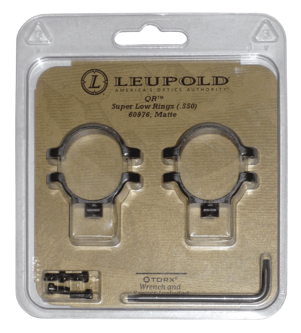 Кольца Leupold QR быстросъемные для основания Quick Release, 25,4мм, сверхнизкие, сталь, матовые