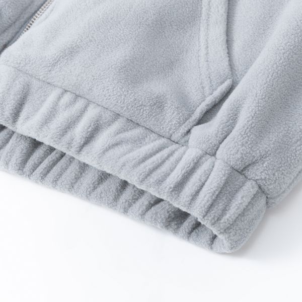 Толстовка Turbo fleece Zip серая - фото 8