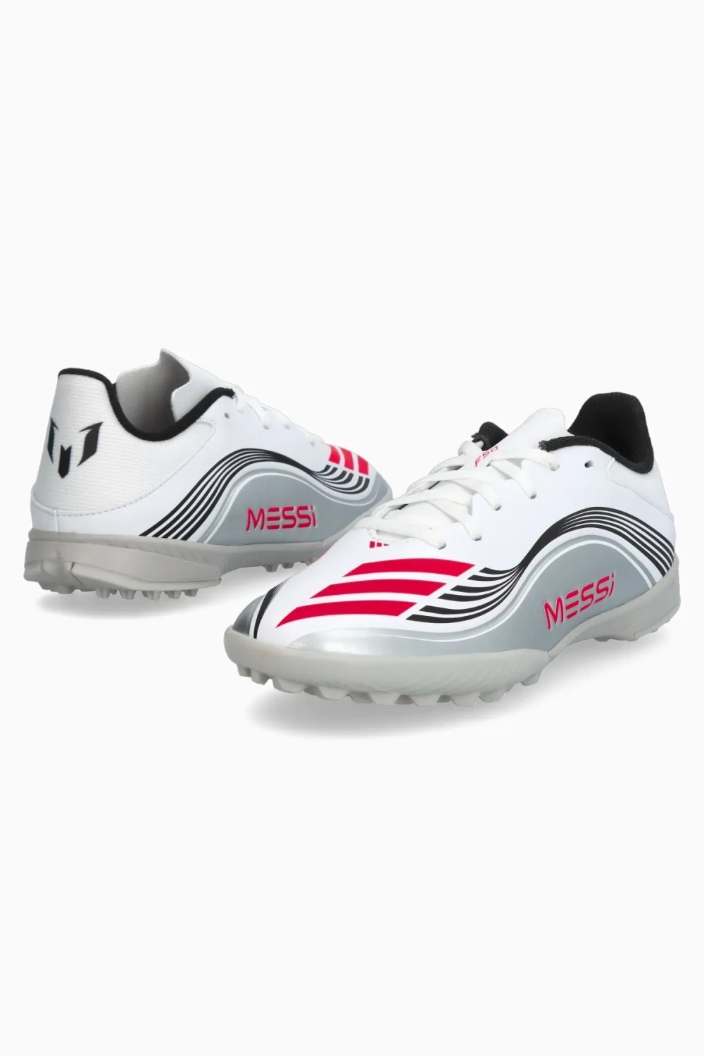 Сороконожки adidas F50 League Messi TF Junior - серебряный