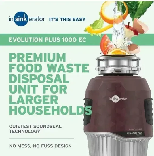 InsinkErator Измельчитель пищевых отходов Evolution Plus 1000 EC