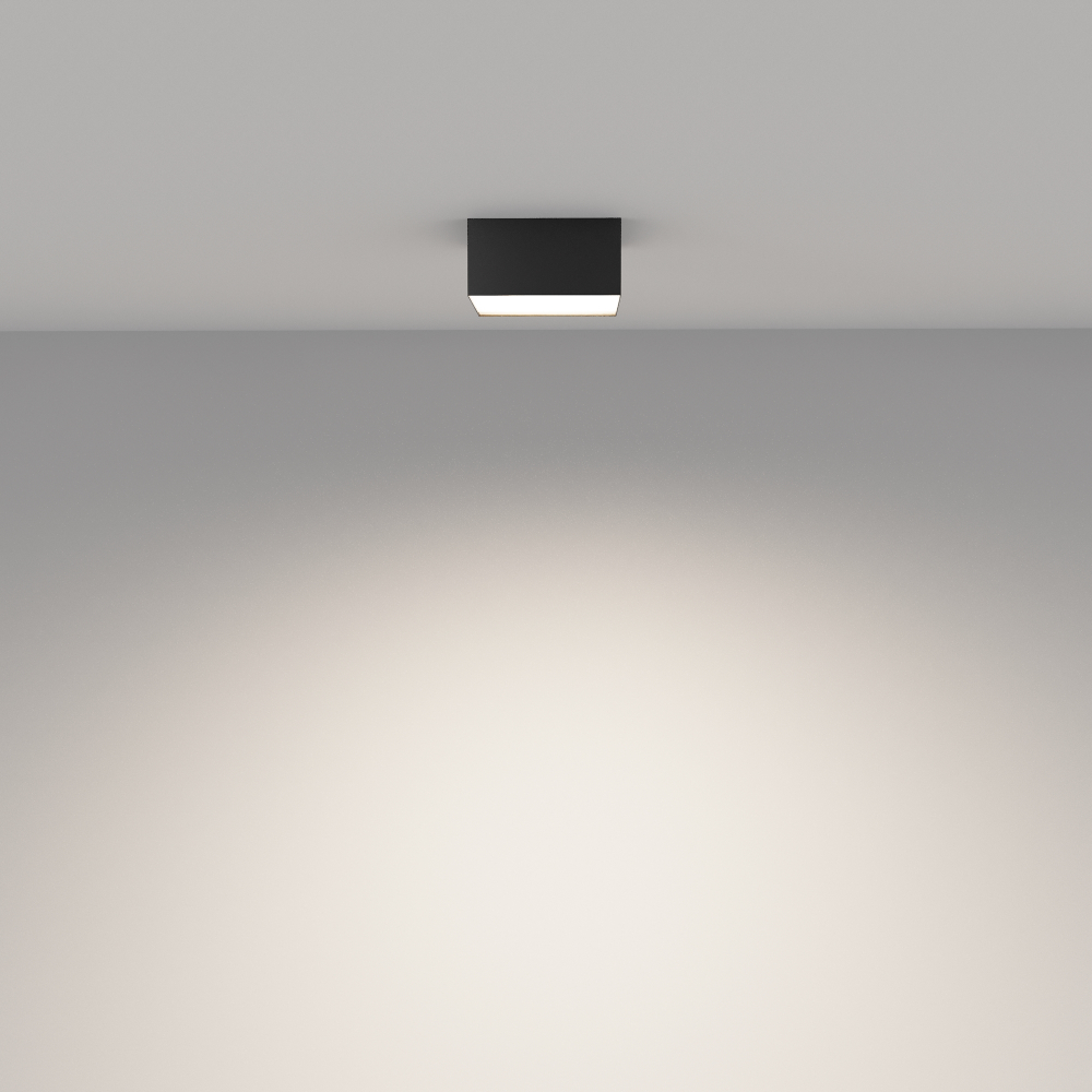 Потолочный светодиодный светильник Maytoni Zon C032CL-12W4K-SQ-B