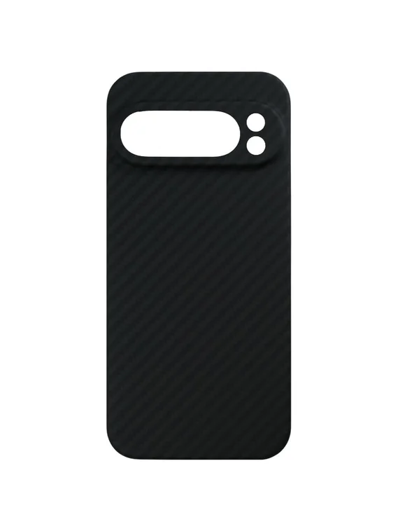 Карбоновый чехол для Google Pixel 10 Pro черная полоска (Black)