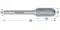 Метчик машинный LENZ M2х0,4 мм, HSSE/TiN, DIN 371, арт. LZGM-0102