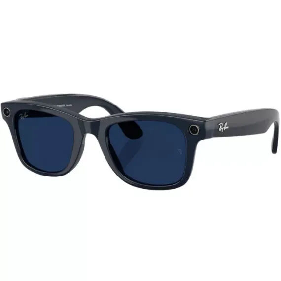 Умные очки Ray-Ban Meta Wayfarer RW4012 (Gen2) (Автозатемнение в синий) Shiny Cosmic Blue / Transitions Sapphire, Размер L