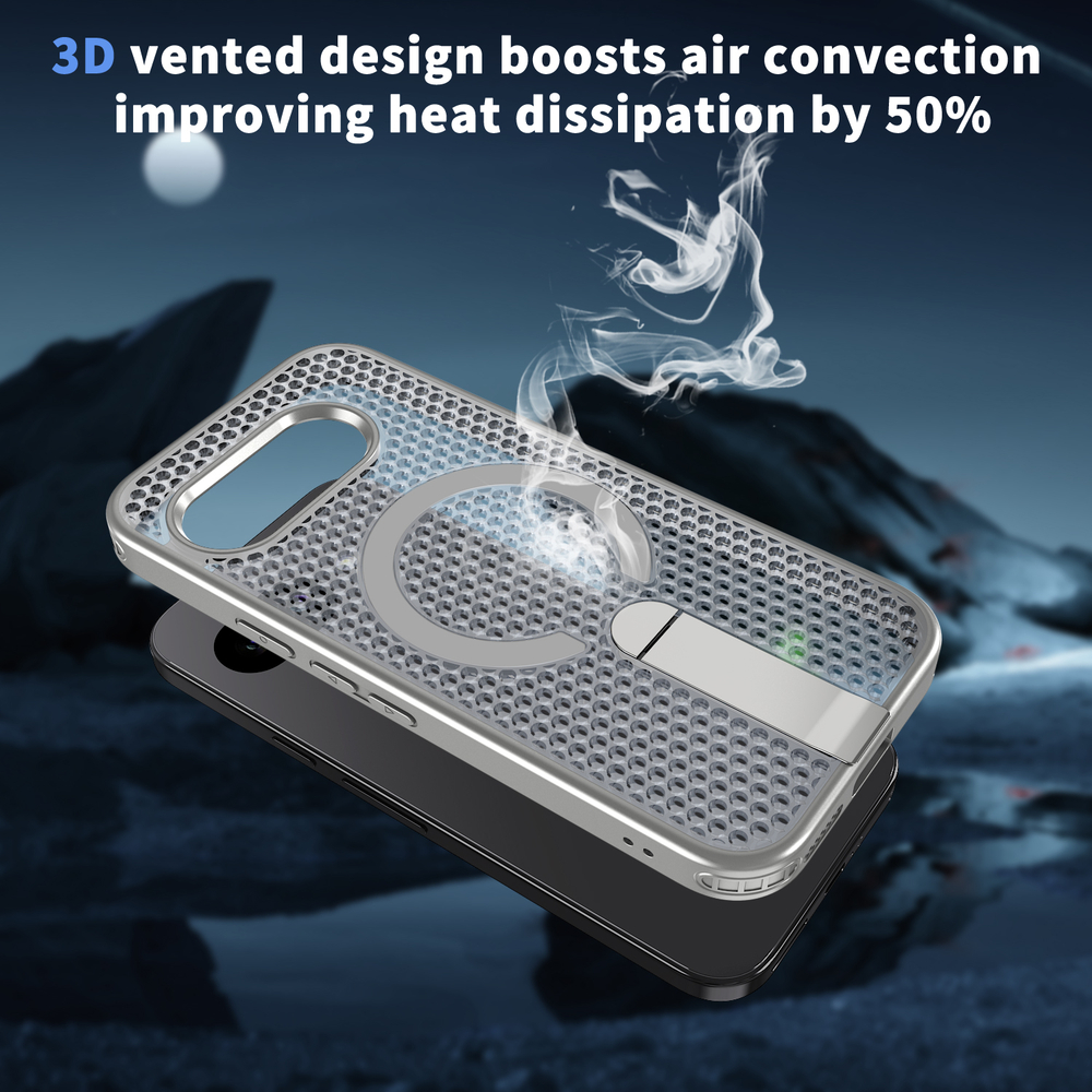 Прозрачный чехол Mesh Pro Magnetic Case для Google Pixel 10А