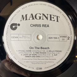 Винтажная виниловая пластинка LP Chris Rea Крис Ри, On The Beach (Германия 1986)