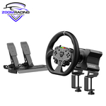 MOZA Racing R5 Bundle: руль, база, педали для симрейсинга — общий вид