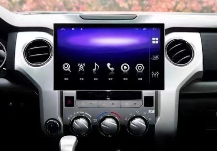 Магнитола для Toyota Tundra 2 2013-2022 - Kuberg KP-T1306 монитор 13.3", Android 10, Быстрая, CarPlay, 4G SIM-слот