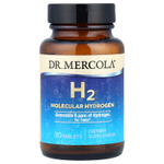 Dr. Mercola, H2, молекулярный водород, 30 таблеток (80 мг в 1 таблетке)