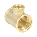 Тройник латунь переходной Ду 20х15х20 (3/4"х1/2"х3/4") ВР LD LD.65.523.20x15x20