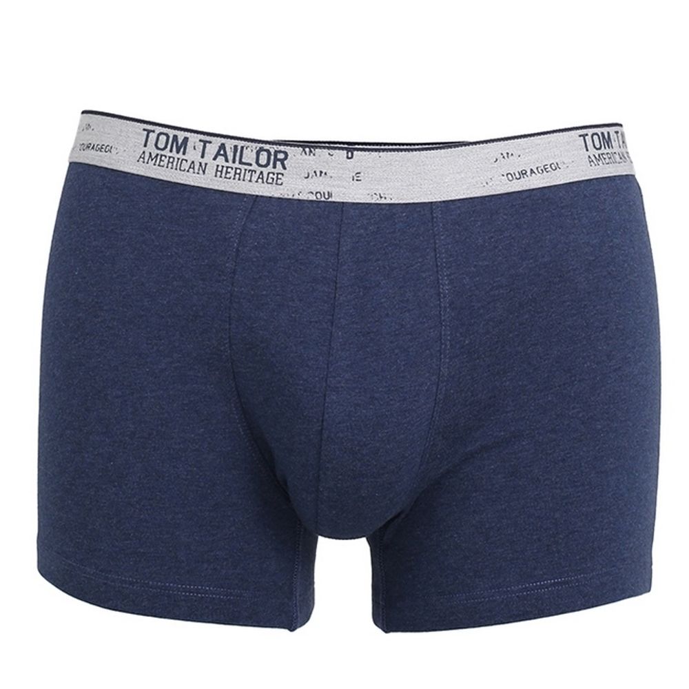 Мужские трусы боксеры синие с узором Tom Tailor 70451/6061 626