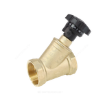 Клапан балансировочный ручной латунь 3180H Ду 32 G1 1/4" Ру16 Тмакс=120 оС ВР Kvs=12.5м3/ч без ниппелей Benarmo