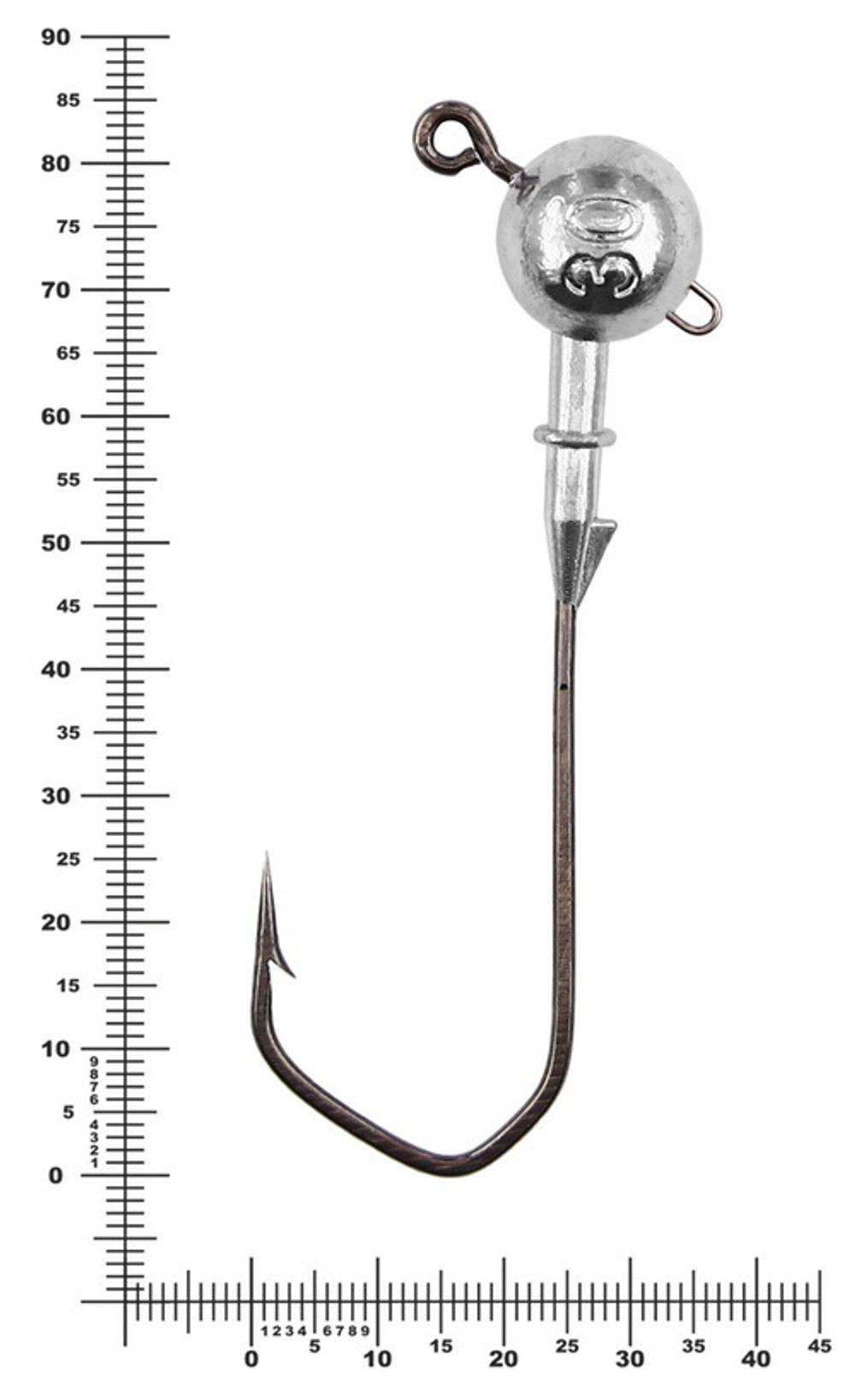 Джиг некрашеный Stinger Eye Jig, крючок Vido Craft VD-079 8/0 (3шт/уп)