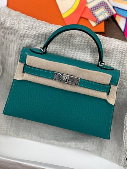 Сумка Hermes Kelly Mini Epsom ручной шов
