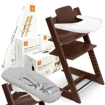 Стульчик для кормления STOKKE Tripp Trapp комплект 4 в 1 (Warm Brown)
