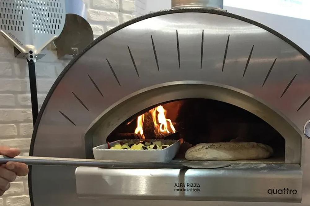 Печь для пиццы на дровах ALFA PIZZA QUATTRO PRO (ГАЗ)