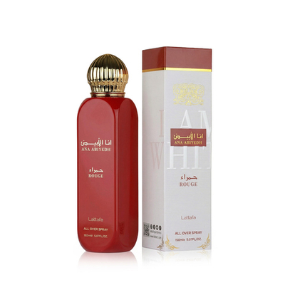 Lattafa Ana Abiyedh Rouge Bodyspray 150 ml (unisex)
