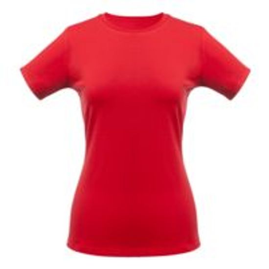 Футболка женская T-bolka Stretch Lady, красная