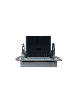 Розетка BRITE USB A+C 18Вт РЮ11-1-БрА механизм алюм. IEK BR-U22-018-K47