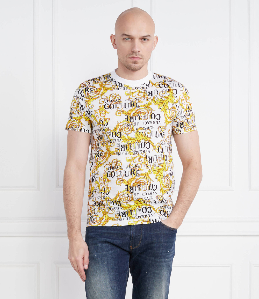 Футболка Versace Jeans Couture - белый(74GAH6S0JS161)